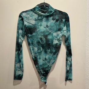 PLT Mesh Dragon Bodysuit